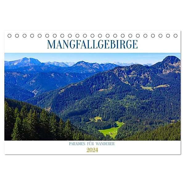 Mangfallgebirge (Tischkalender 2024 DIN A5 quer), CALVENDO Monatskalender, Thomas Jäger