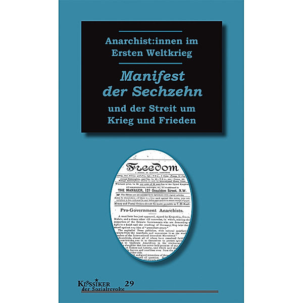 Manifest der Sechzehn, Anarchist:innen im Ersten Weltkrieg