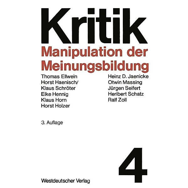 Manipulation der Meinungsbildung