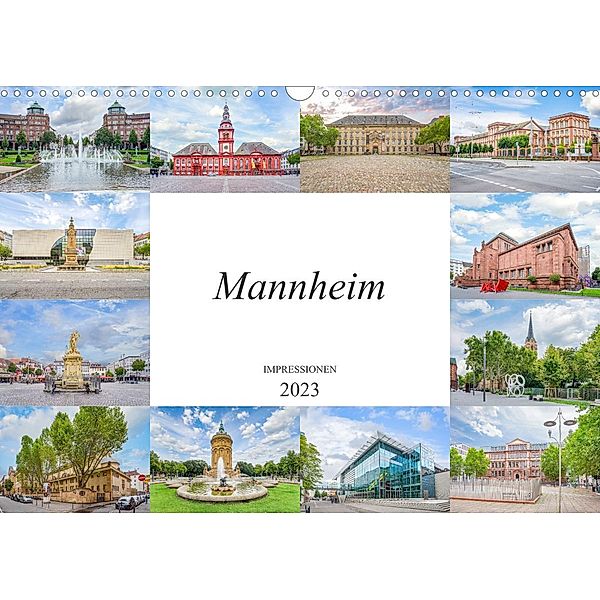 Mannheim Impressionen (Wandkalender 2023 DIN A3 quer), Dirk Meutzner