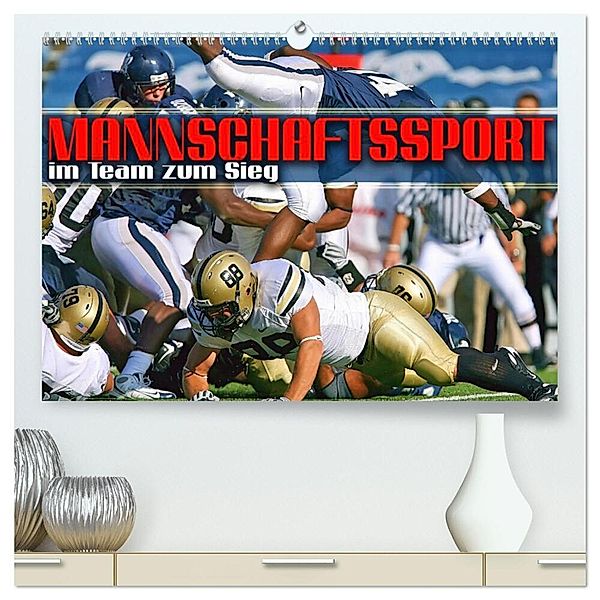 Mannschaftssport - im Team zum Sieg (hochwertiger Premium Wandkalender 2024 DIN A2 quer), Kunstdruck in Hochglanz, Renate Utz