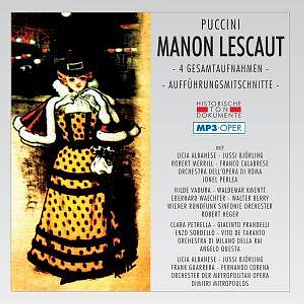 Manon Lescaut-Mp3 Oper, Orch.Dell'Opera Di Roma, Wiener Rundfunk Sinf.Orch.