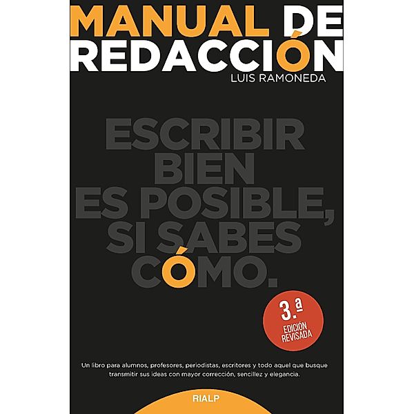 Manual de redacción / Manuales Universitarios, Luis Ramoneda Molins