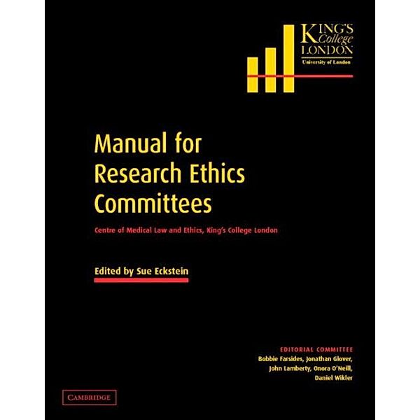 Manual for Research Ethics Committees