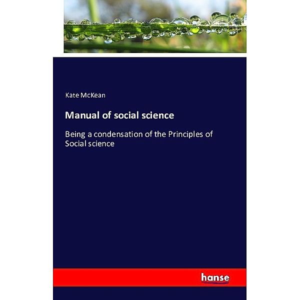 Manual of social science, Kate McKean