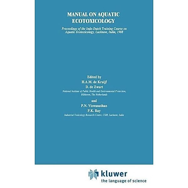 Manual on Aquatic Ecotoxicology