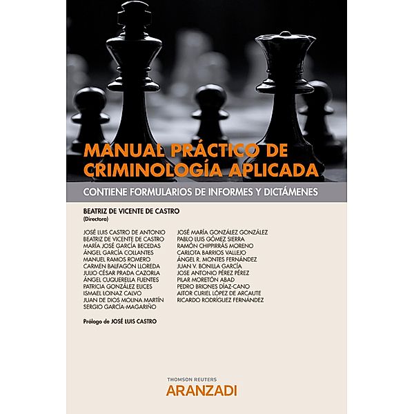 Manual práctico de criminología aplicada / Manuales, Beatriz de Vicente de Castro