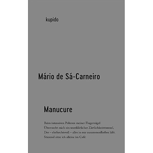 Manucure, Mário de Sá-Carneiro