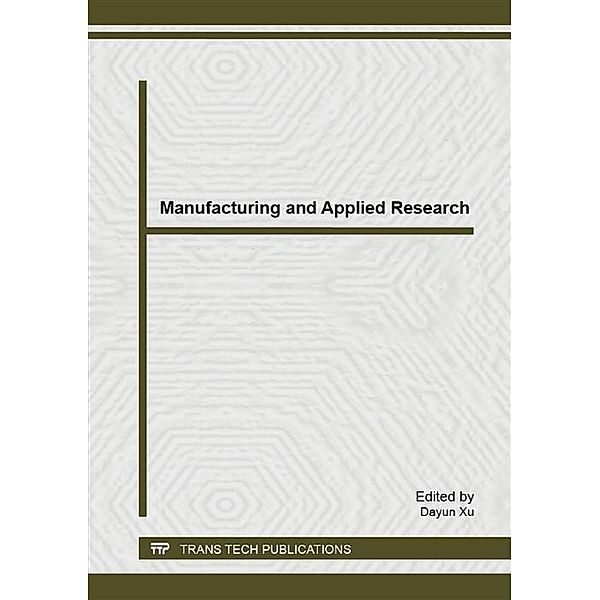 Manufacturing and Applied Research