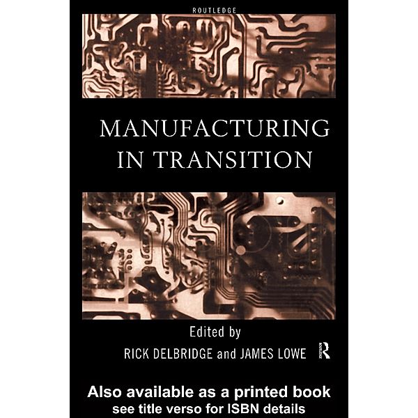 Manufacturing in Transition