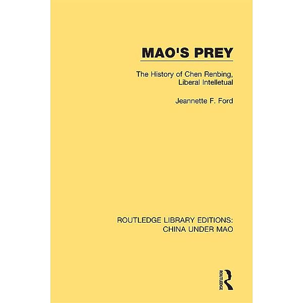 Mao's Prey, Jeannette F. Ford