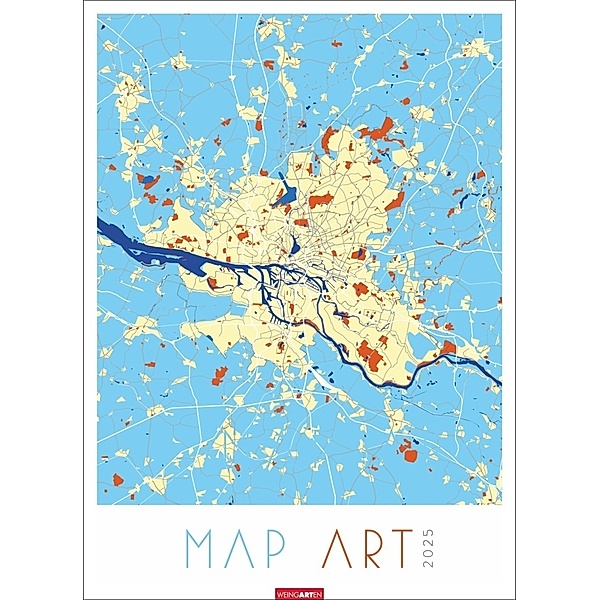 Map Art Kalender 2025