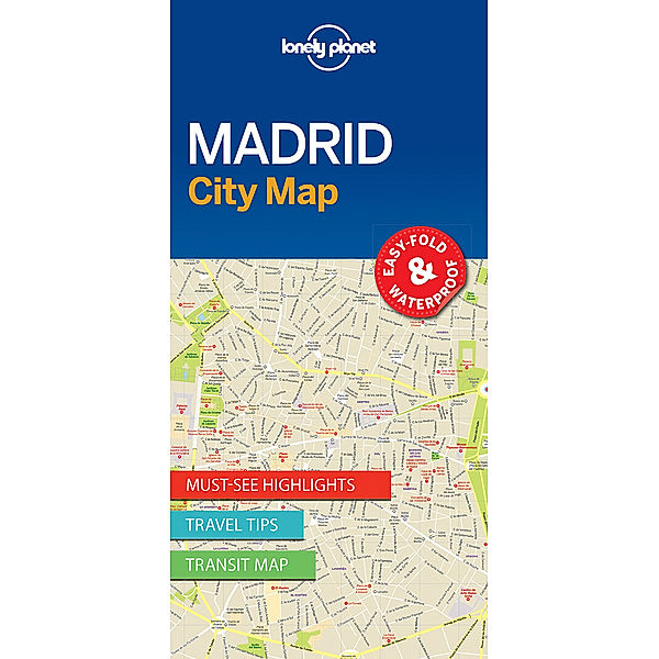 Map / Lonely Planet Madrid City Map, Lonely Planet