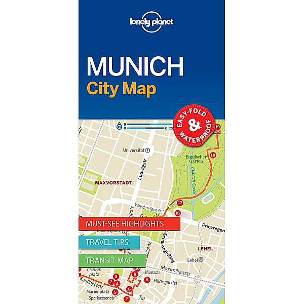 Map / Lonely Planet Munich City Map, Lonely Planet