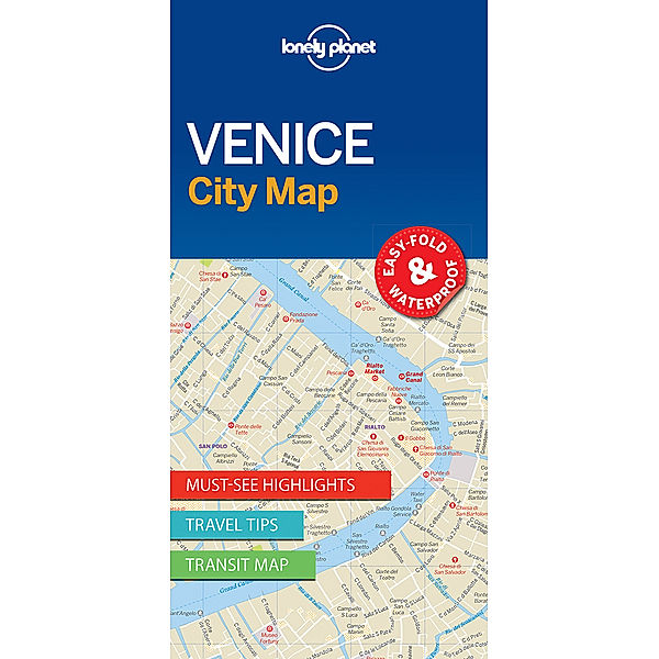 Map / Lonely Planet Venice City Map, Lonely Planet