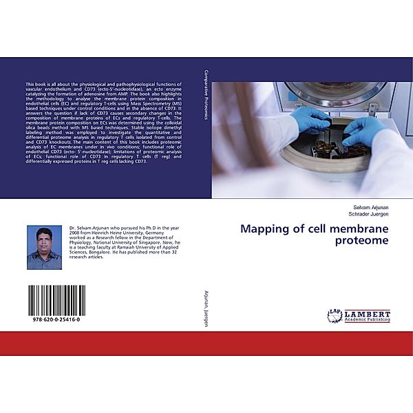 Mapping of cell membrane proteome, Selvam Arjunan, Schrader Juergen