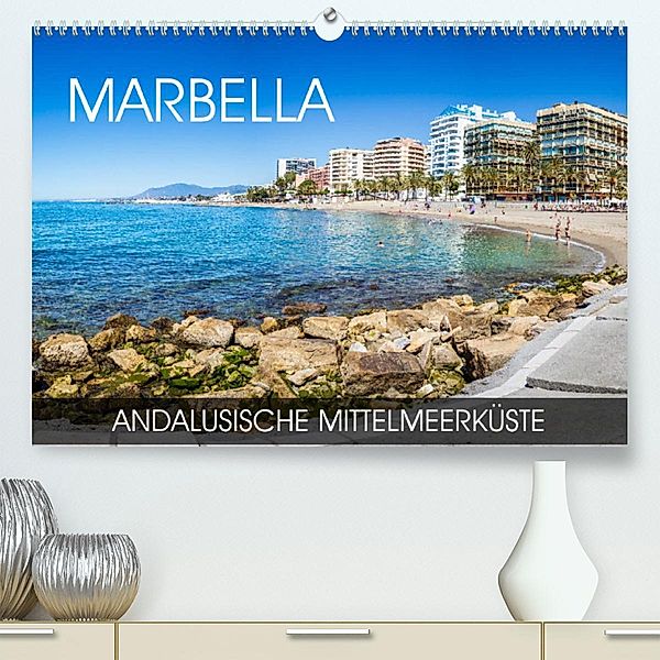 Marbella - andalusische Mittelmeerküste (Premium, hochwertiger DIN A2 Wandkalender 2023, Kunstdruck in Hochglanz), Val Thoermer