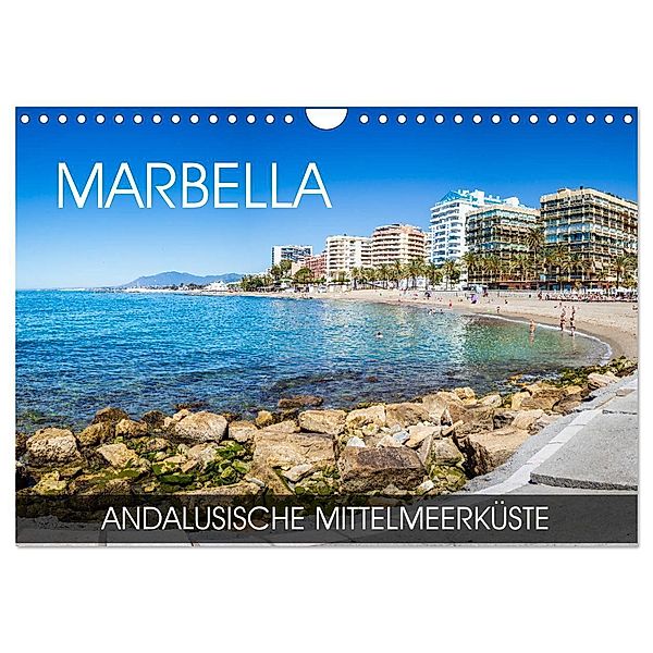 Marbella - andalusische Mittelmeerküste (Wandkalender 2025 DIN A4 quer), CALVENDO Monatskalender, Calvendo, Val Thoermer