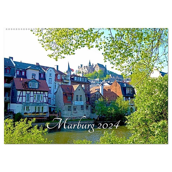 Marburg 2024 (Wandkalender 2024 DIN A2 quer), CALVENDO Monatskalender, Monika Bunk