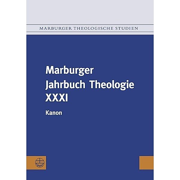 Marburger Jahrbuch Theologie.Bd.31