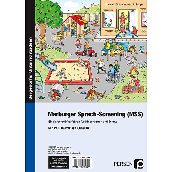 Marburger Sprach-Screening (MSS) - Bildvorlagen, Inge Holler-Zittlau, Winfried Dux, Roswitha Berger