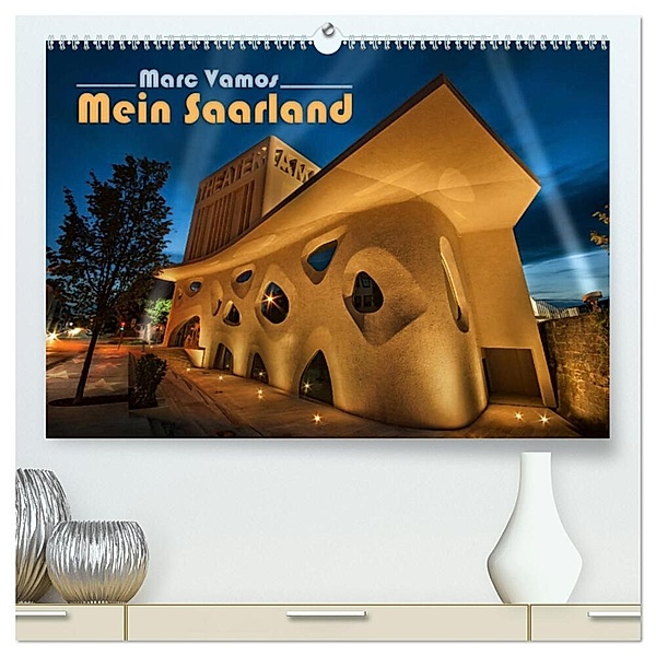 Marc Vamos - Mein Saarland (hochwertiger Premium Wandkalender 2024 DIN A2 quer), Kunstdruck in Hochglanz, Marc Vamos