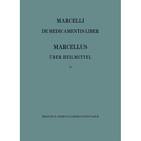 Marcellus - Über die Heilmittel 2