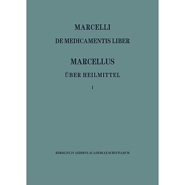 Marcellus - Über Heilmittel 1