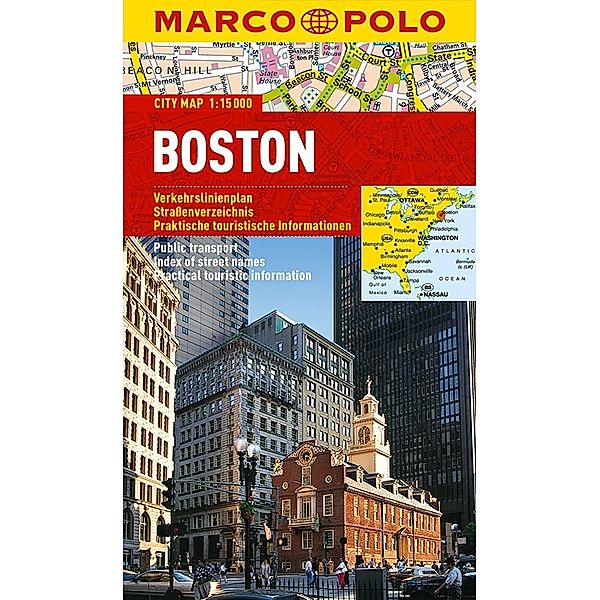 MARCO POLO Cityplan Boston 1:15.000