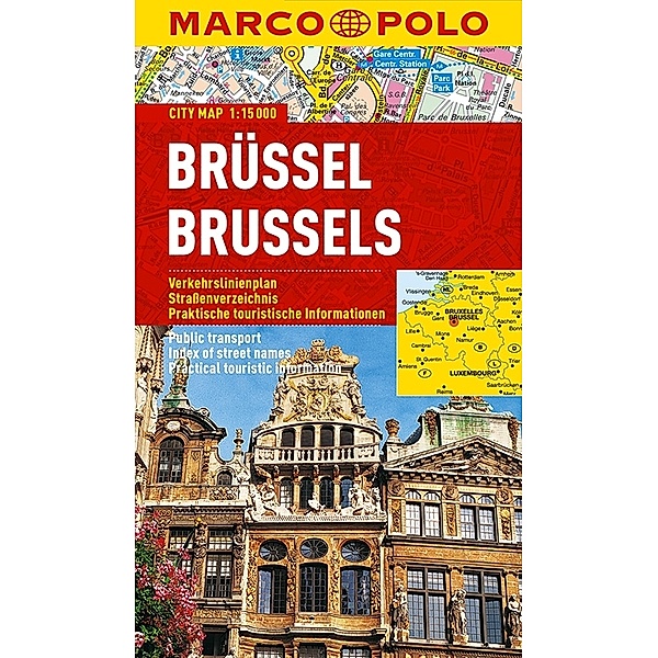 MARCO POLO Cityplan Brüssel 1:15.000. Brussels