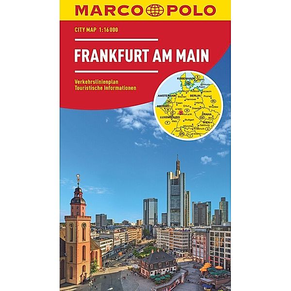 MARCO POLO Cityplan Frankfurt am Main 1:16.000. Francfort-sur-le-Main