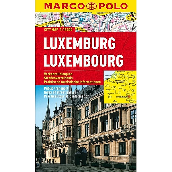 MARCO POLO Cityplan / Marco Polo Citymap Luxemburg. Luxembourg
