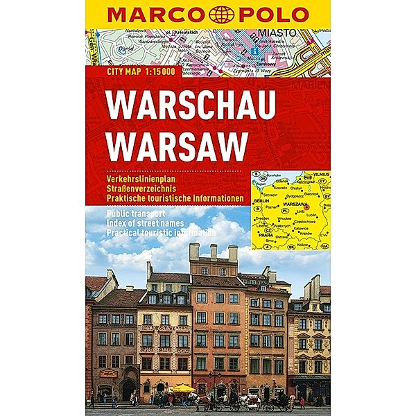 MARCO POLO Cityplan / MARCO POLO Cityplan Warschau 1:15.000. Warsaw. Warszawa