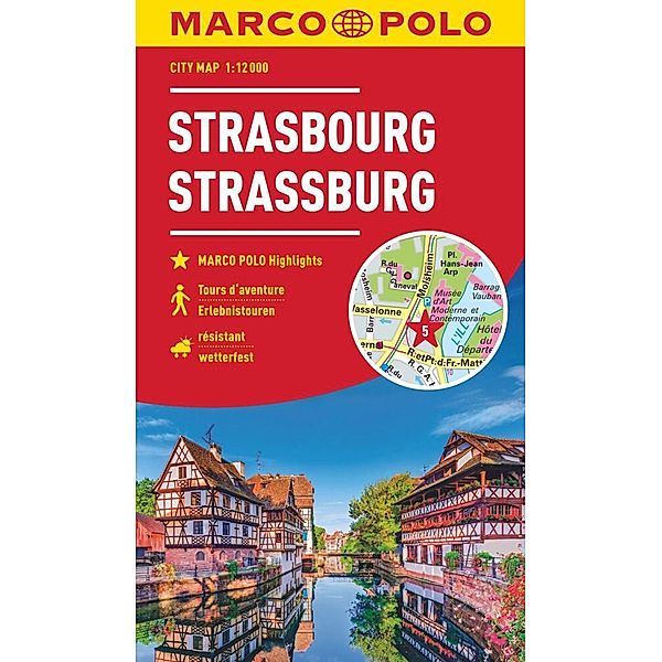 MARCO POLO Cityplan Strassburg 1:12.000, MARCO POLO Cityplan Strassburg 1:12.000