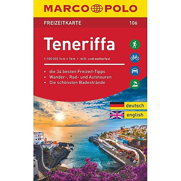 MARCO POLO Freizeitkarte 106 Teneriffa 1:100.000