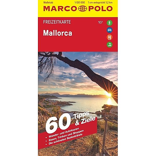 MARCO POLO Freizeitkarte 107 Mallorca 1:120.000