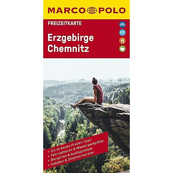 MARCO POLO Freizeitkarte 23 Erzgebirge, Chemnitz 1:100.000