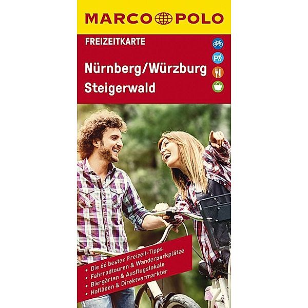 MARCO POLO Freizeitkarte 33 Nürnberg, Würzburg, Steigerwald 1:100.000