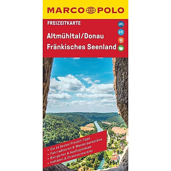 MARCO POLO Freizeitkarte 36 Altmühltal, Donau, Fränkisches Seenland 1:110.000
