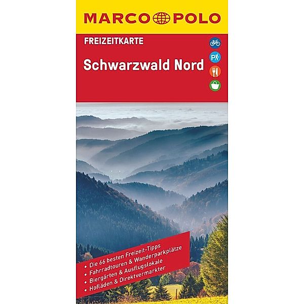 MARCO POLO Freizeitkarte 38 Schwarzwald Nord 1:100.000