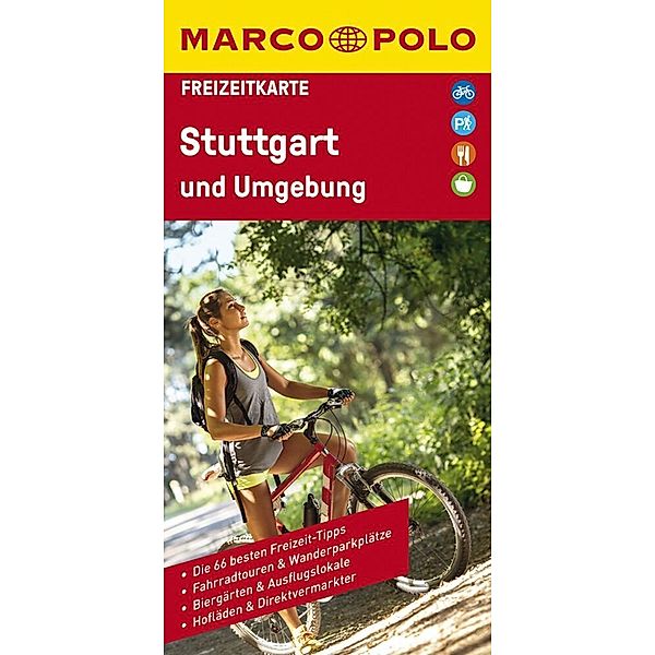 MARCO POLO Freizeitkarte 39 Stuttgart und Umgebung 1:100.000