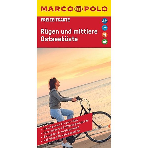 MARCO POLO Freizeitkarte 4 Rügen und mittlere Ostseeküste 1:100.000
