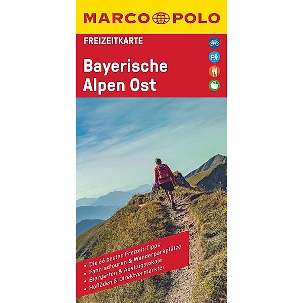 MARCO POLO Freizeitkarte 46 Bayerische Alpen Ost 1:100.000