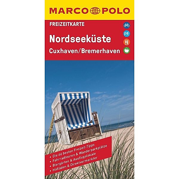 MARCO POLO Freizeitkarte 6 Nordseeküste 1:110.000