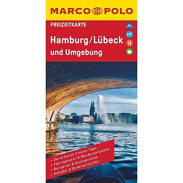 MARCO POLO Freizeitkarte 7 Hamburg, Lübeck und Umgebung 1:100.000 Buch  versandkostenfrei bei Weltbild.de bestellen