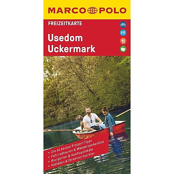 MARCO POLO Freizeitkarte 9 Usedom, Uckermark 1:100.000