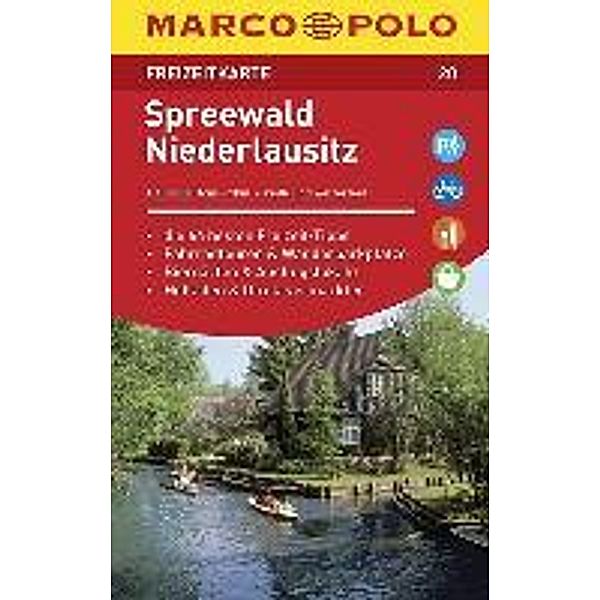 MARCO POLO Freizeitkarte Spreewald, Niederlausitz 1:100 000