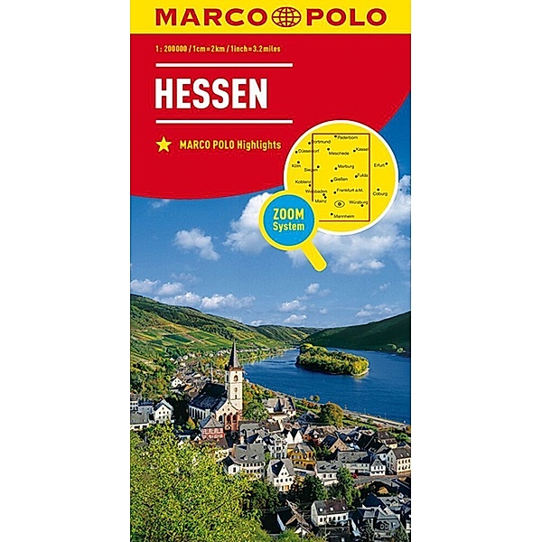 MARCO POLO Karte / MARCO POLO Karte Hessen. Hesse