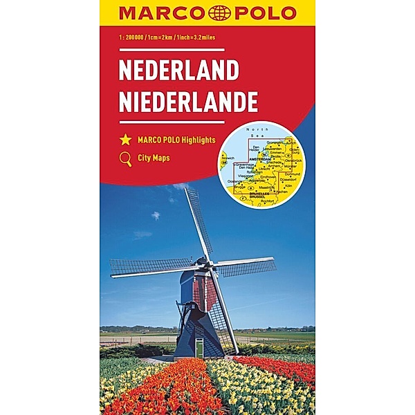 MARCO POLO Karte / MARCO POLO Karte Niederlande 1:200 000. Nederland / Netherlands / Pays-Bas
