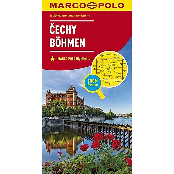 MARCO POLO Karte / MARCO POLO Karte Tschechien Blatt 1 Böhmen 1:200 000. Cechy / Bohemia / Boheme